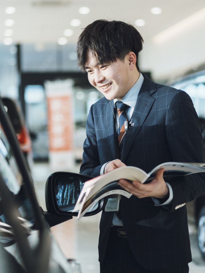 お客さまから学ぶことが
たくさんあるから、
喜んでいただきたい